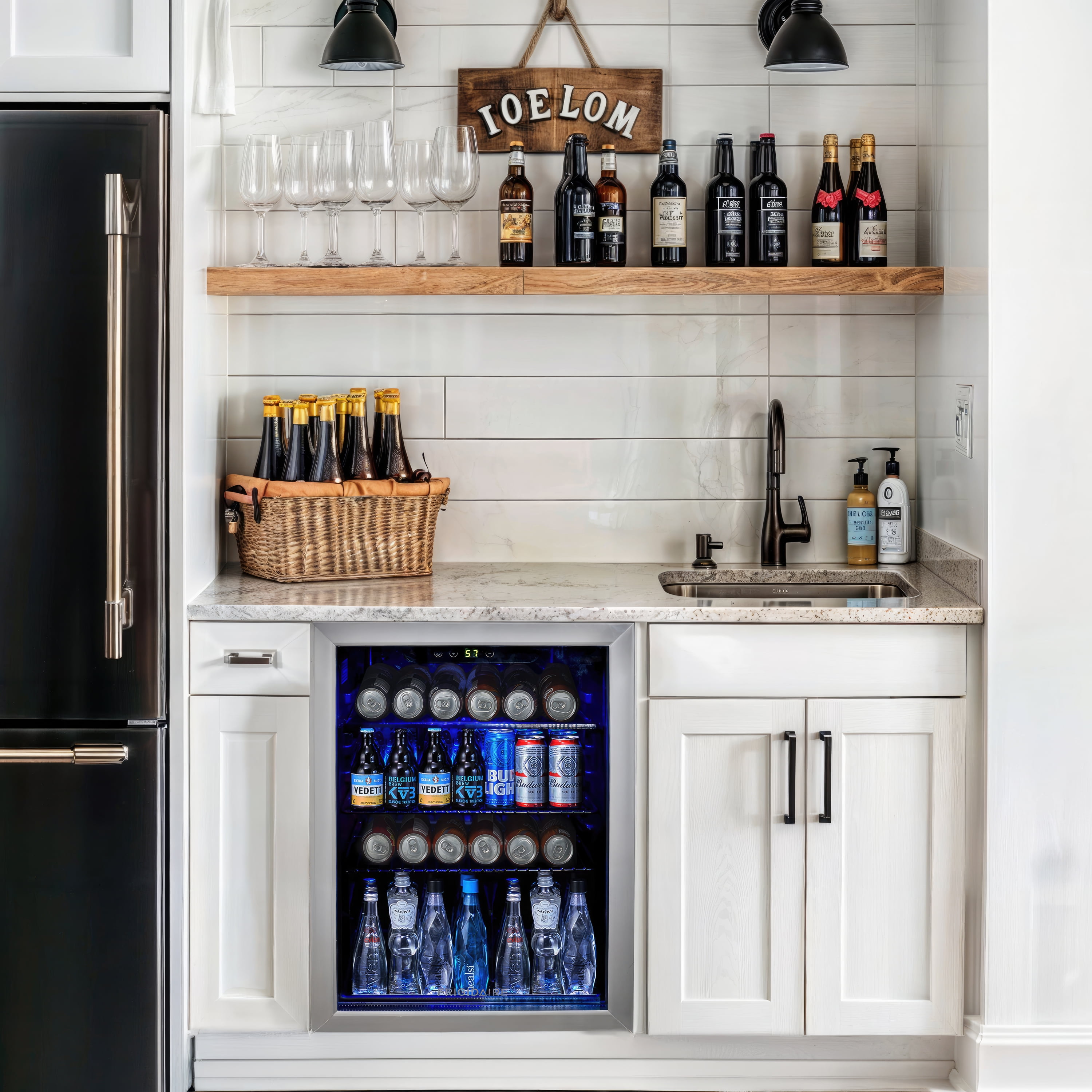 Frigidaire Beverage Center Refrigerator, EFMIS9000