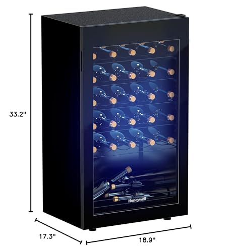 Honeywell H34WCB Wine Cooler, Black