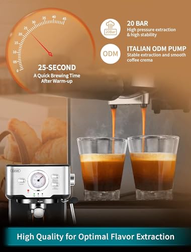 Gevi Espresso Machine with Milk Foaming Wand
