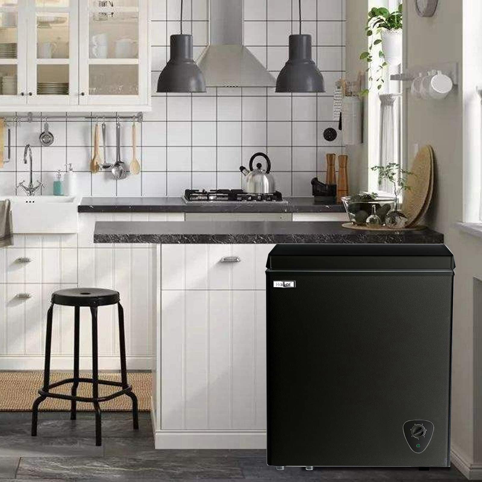 WANAI 3.5 Cu. ft. Top-Opening Chest Freezer