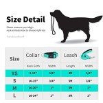 IVY&LANE Reflective Dog Collar and Leash Set,Adjustable