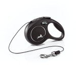 Flexi Retractable Dog Leash - Small Dogs, Black