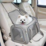 Henkelion Soft-sided Cat/Dog Carrier for Small Pets - Grey