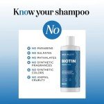 Vegan Rosemary Biotin Shampoo for Thin, Fine Hair