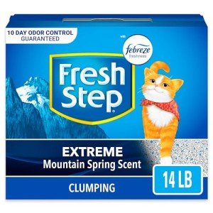 Extreme Odor Control Clumping Cat Litter, Activated Charcoal, 14 lb