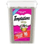 1 Pack TEMPTATIONS Cat Treats - Blissful Catnip Flavor