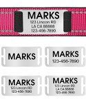 Custom Engraved Reflective Nylon Dog Collar for Large Dogs