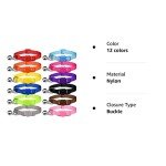 Colorful Breakaway Cat Collars with Bells, Adjustable, Safety