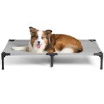 Elevated Dog Bed for Large Dogs, Breathable Mesh