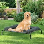 Large Dogs Cooling Elevated Dog Bed, Indoor/Outdoor Pet Hammock