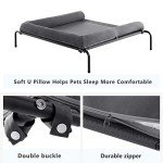 Large Dogs Cooling Elevated Dog Bed, Indoor/Outdoor Pet Hammock
