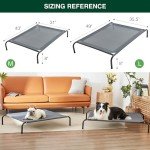Outdoor Elevated Cooling Dog Bed for All Sizes