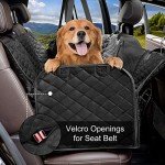 Dog Car Seat Cover with Storage Pockets, Waterproof & Nonslip