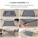 Outdoor Elevated Cooling Dog Bed for All Sizes