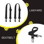 Dog Car Seat Cover with Storage Pockets, Waterproof & Nonslip