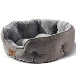Small Dog and Cat Bed, Extra Soft Grey