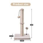 MECOOL Cat Scratching Post with Hanging Ball - 22in