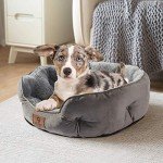 Small Dog and Cat Bed, Extra Soft Grey