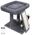 Cat Tree Tower with Scratching Post, Activity Centre