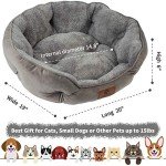 Small Dog and Cat Bed, Extra Soft Grey