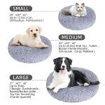Cgzmlucky Calming Plush Cat Bed for Indoor Pets