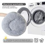 Cgzmlucky Calming Plush Cat Bed for Indoor Pets
