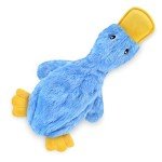 Blue Crinkle Duck Dog Toy for All Breeds