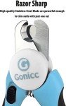 Gonicc Nail Clippers with Safety Guard for Pets