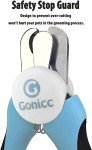 Gonicc Nail Clippers with Safety Guard for Pets