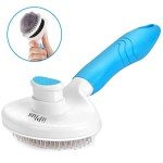 Self-Cleaning Slicker Brush for Cats and Dogs (BLUE)