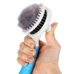 Self-Cleaning Slicker Brush for Cats and Dogs (BLUE)