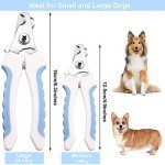 Dog Nail Clippers Kit with Safety Guard and File