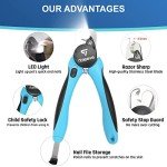 LED Dog Nail Clipper with Light for Cats & Dogs