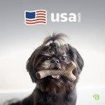 USA-made Benebone 4-Pack Dog Chew Toys for Small Breeds