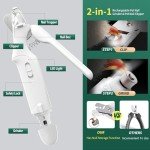 2-in-1 Dog Nail Grinder and Clippers for Cats & Dogs