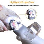 LED Light Nail Clipper with Magnification for Pets