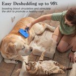 Swihauk Self-Cleaning Slicker Brush for Dogs & Cats