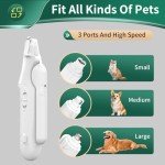2-in-1 Dog Nail Grinder and Clippers for Cats & Dogs