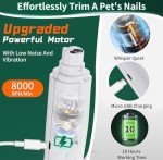 2-in-1 Dog Nail Grinder and Clippers for Cats & Dogs