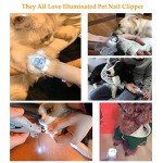 LED Light Nail Clipper with Magnification for Pets
