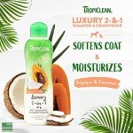 TropiClean Papaya & Coconut Dog Shampoo and Conditioner