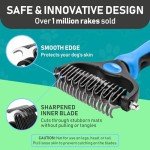 Maxpower Planet Double Sided Pet Grooming Brush - Blue