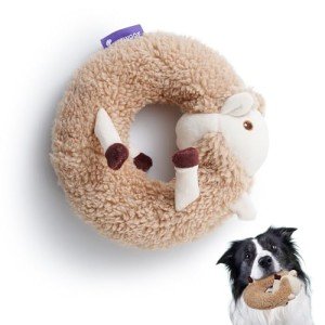 Fuzzwoof Plush Alpaca Dog Toy: Interactive Pet Supplies