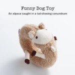 Fuzzwoof Plush Alpaca Dog Toy: Interactive Pet Supplies