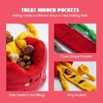 Interactive Nocciola Dog Toys - 3 Pack Plush Burrow