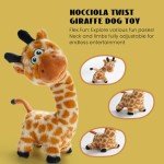 Interactive Nocciola Giraffe Dog Toy for Small Breeds