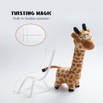 Interactive Nocciola Giraffe Dog Toy for Small Breeds