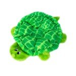 ZippyPaws - 6-Squeaker Plush Dog Toy: Slowpoke Turtle