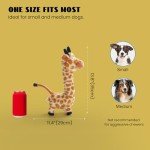 Interactive Nocciola Giraffe Dog Toy for Small Breeds