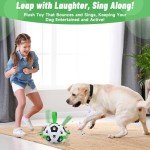 QDAN Interactive Dog Soccer Ball with Straps